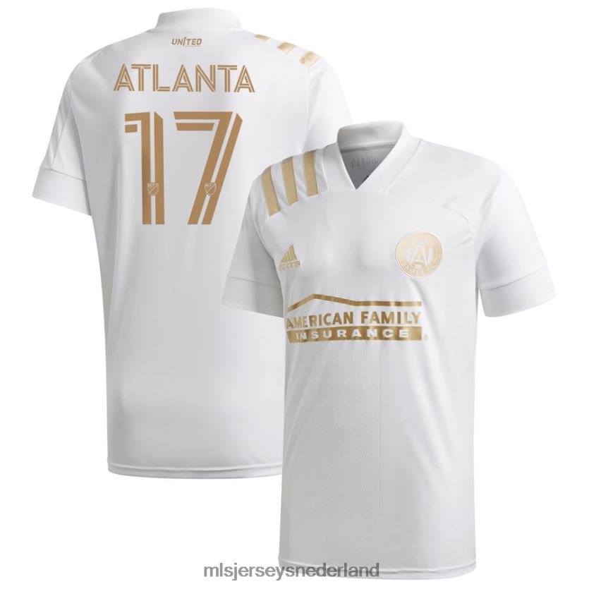 Jersey 6088XJ1308 MLS Jerseys Heren atlanta united fc adidas witte 2020 koningsreplica-trui