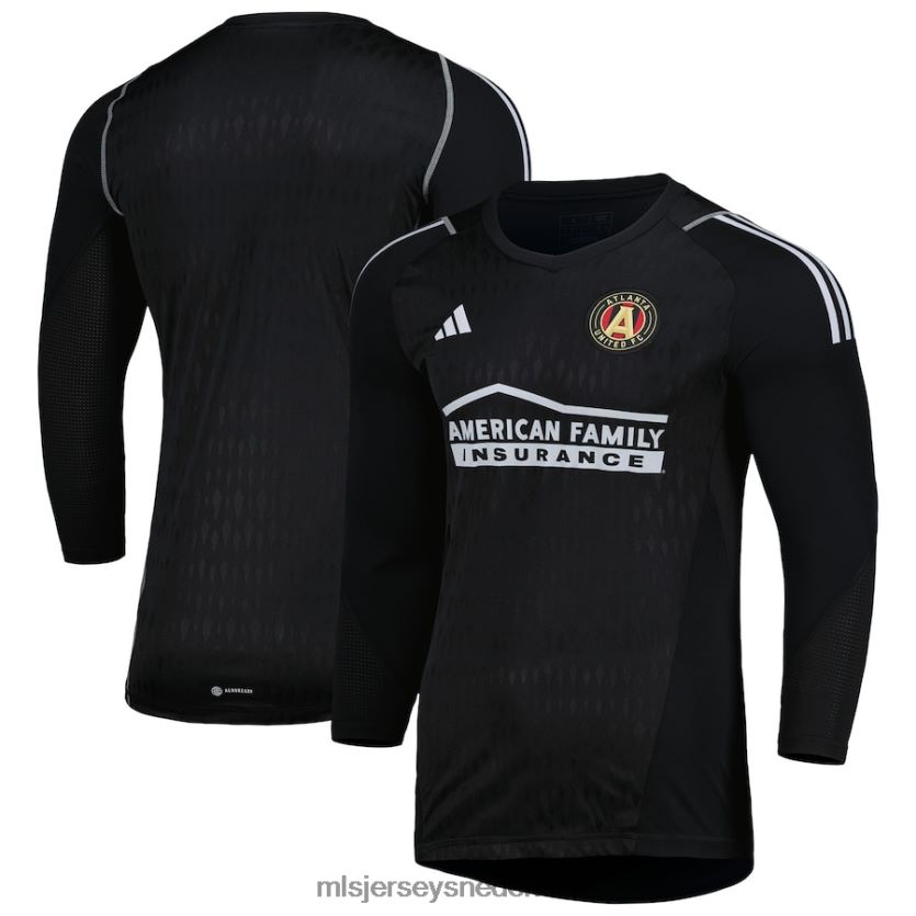 Jersey 6088XJ412 MLS Jerseys Heren atlanta united fc adidas zwart 2023 replica jersey voor keepers met lange mouwen