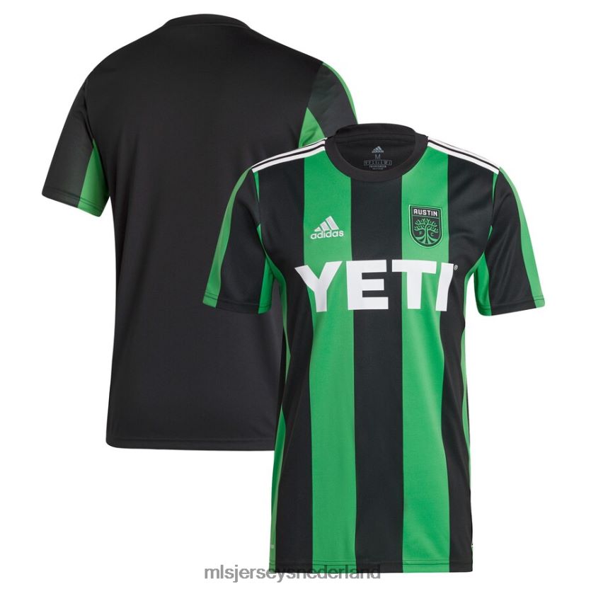 Jersey 6088XJ1148 MLS Jerseys Heren Austin FC adidas zwart 2021 primair replica shirt