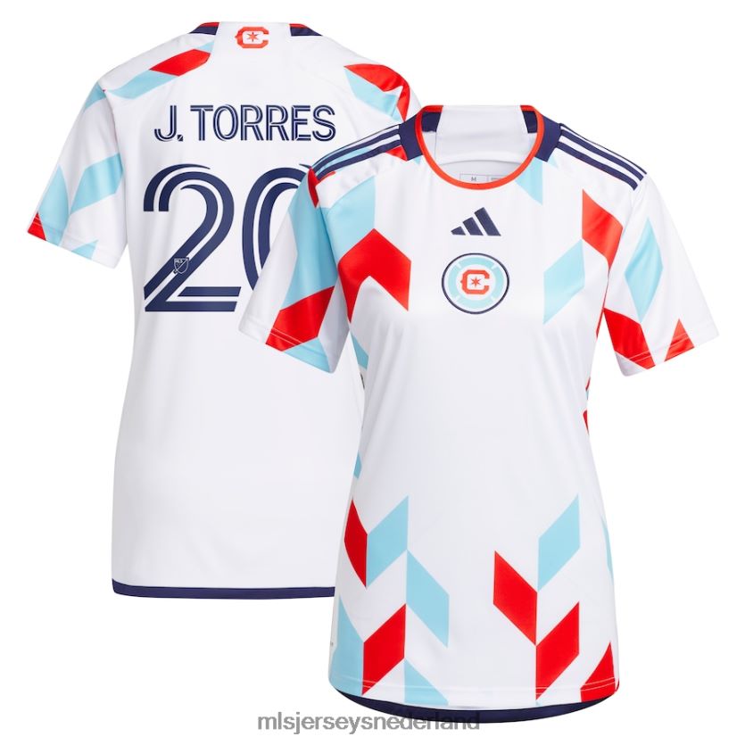 Jersey 6088XJ1340 MLS Jerseys Heren chicago fire jairo torres adidas wit 2023 een kit voor alle replica spelerstrui