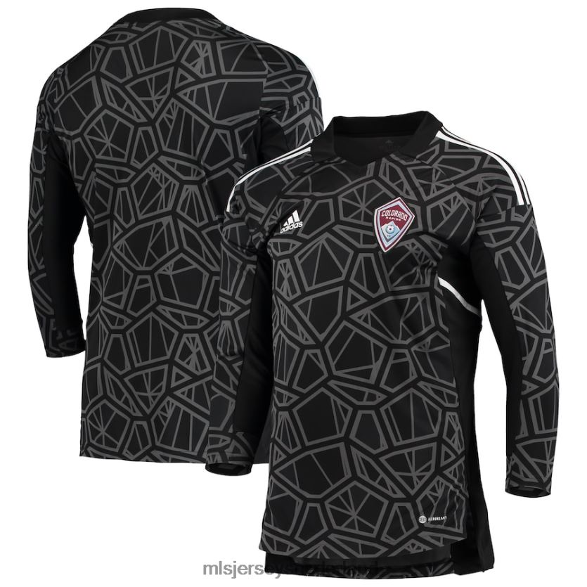 Jersey 6088XJ810 MLS Jerseys Heren Colorado Rapids adidas zwart/wit keepersshirt