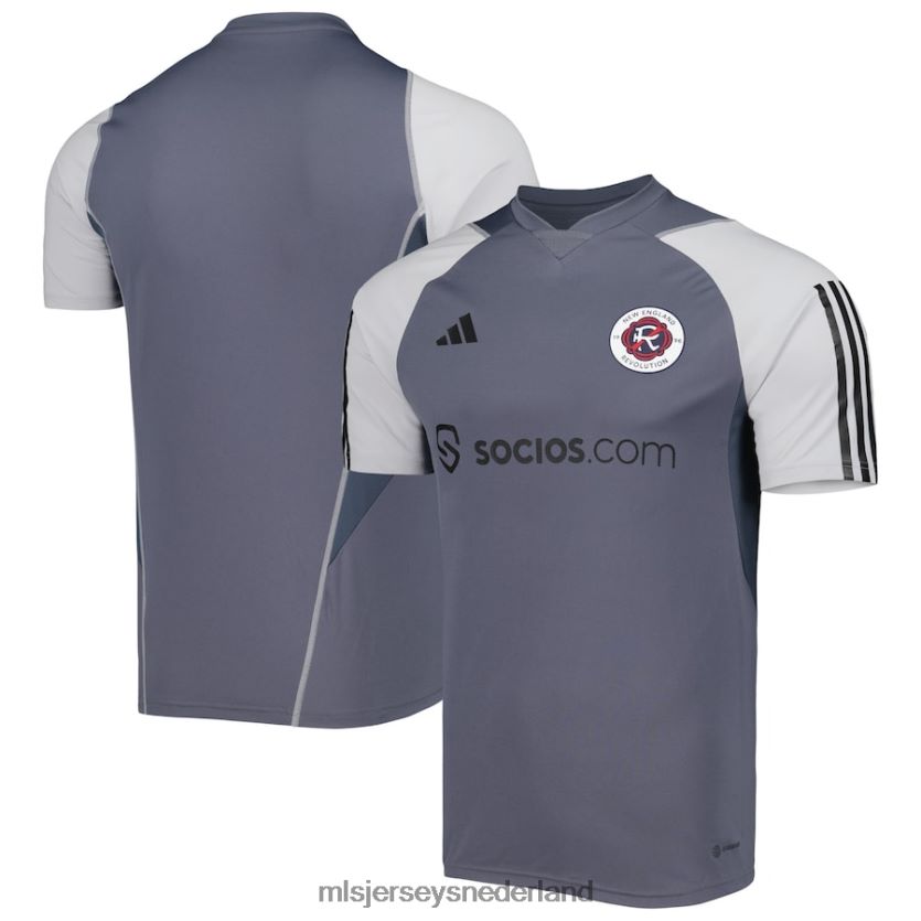 Jersey 6088XJ310 MLS Jerseys Heren New England Revolution adidas grijs 2023 trainingsshirt voor op het veld