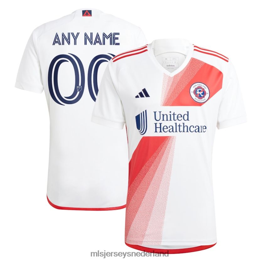 Jersey 6088XJ375 MLS Jerseys Heren New England Revolution Adidas witte 2023 Defiance replica op maat gemaakte jersey