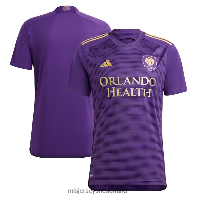 Jersey 6088XJ64 MLS Jerseys Heren Orlando City SC adidas paars 2023 replica jersey van de muurkit
