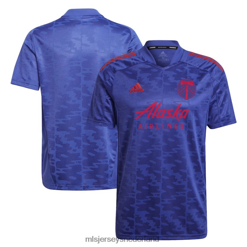 Jersey 6088XJ372 MLS Jerseys Heren Portland Timbers adidas blauwe 2022 primeblue replica jersey