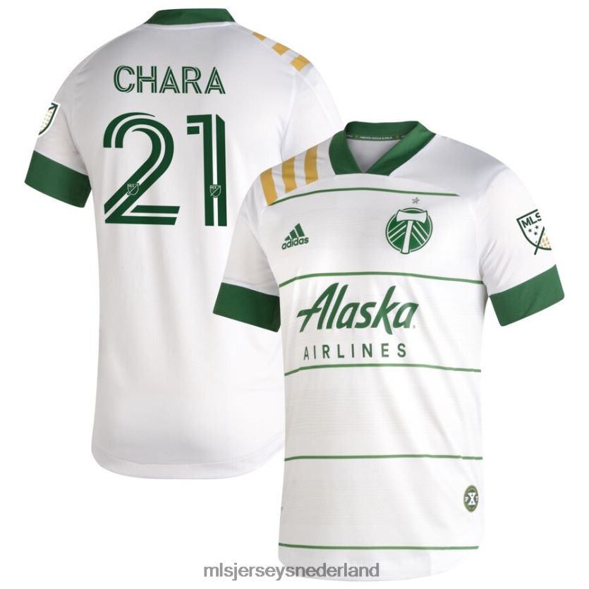 Jersey 6088XJ1049 MLS Jerseys Heren Portland Timbers Diego Chara Adidas wit 2020 secundair authentiek spelersshirt