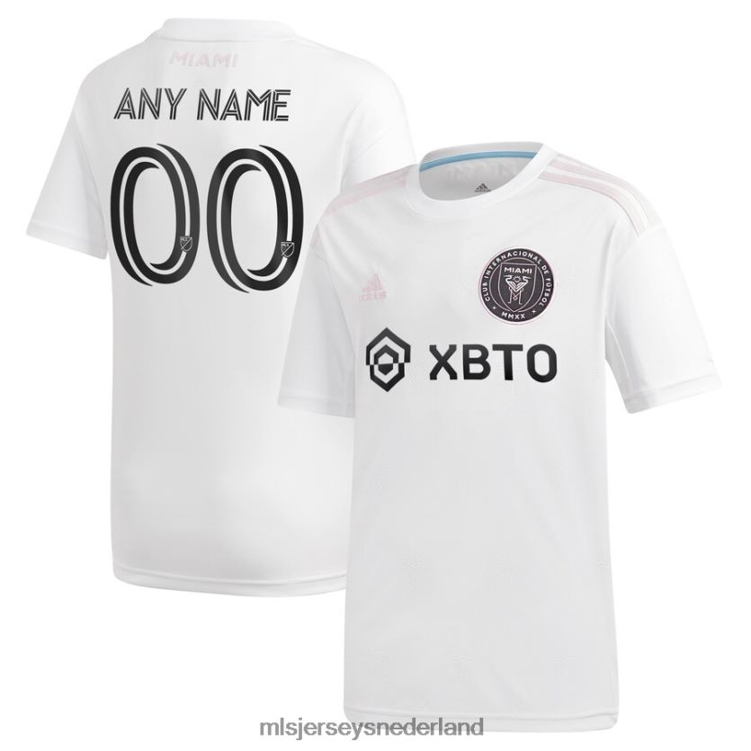 Jersey 6088XJ441 MLS Jerseys kinderen inter miami cf adidas witte 2020 primaire aangepaste replica jersey