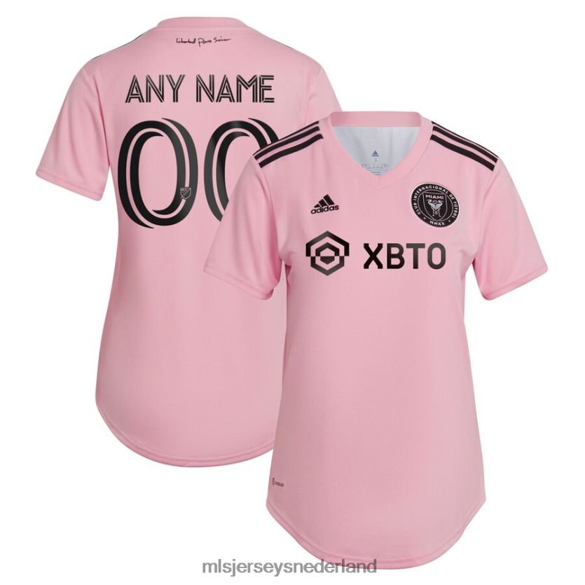 Jersey 6088XJ271 MLS Jerseys vrouwen inter miami cf adidas roze 2022 de hartslagkit replica op maat gemaakte jersey