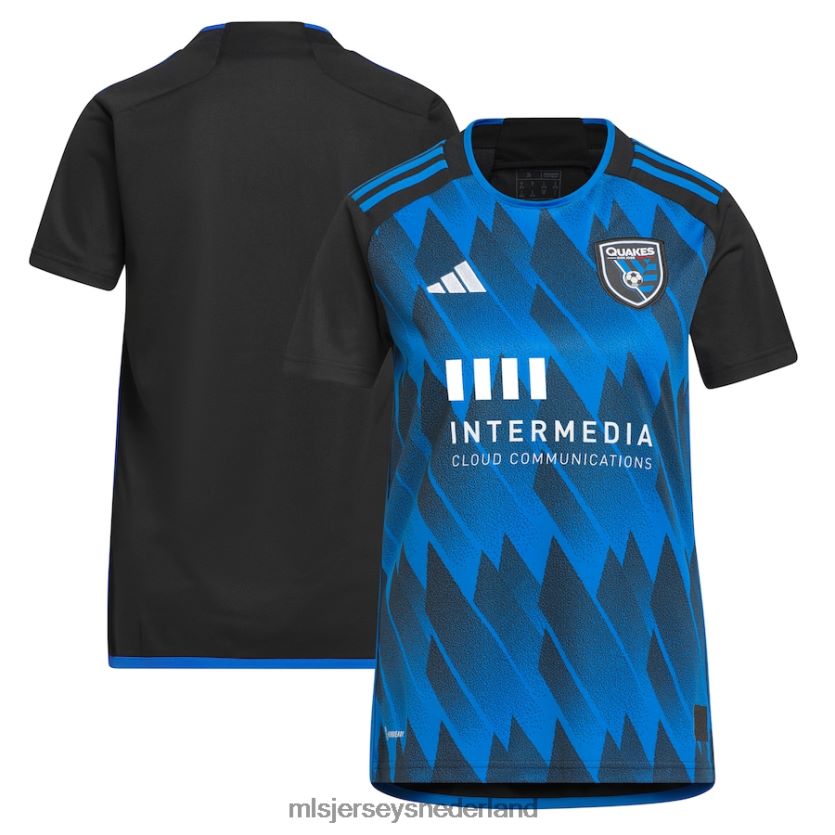 Jersey 6088XJ739 MLS Jerseys vrouwen San Jose aardbevingen adidas blauwe 2023 actieve fout jersey replica jersey