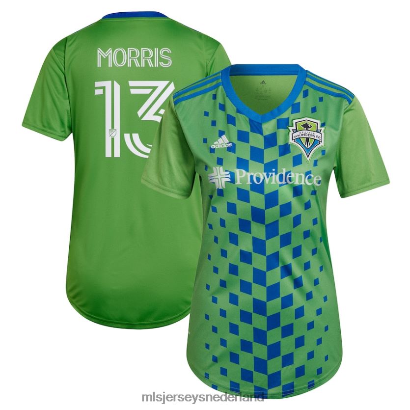 Jersey 6088XJ1128 MLS Jerseys vrouwen Seattle Sounders FC Jordan Morris Adidas groene 2023 legacy groene replica spelerstrui